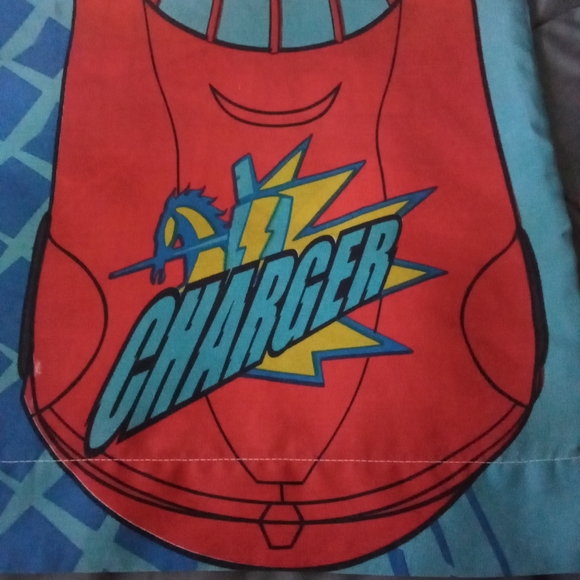 Vintage NASCAR Racers Pillow Case Fox Kids TV 2000's Cartoon Character Bedding - Picture 9 of 14